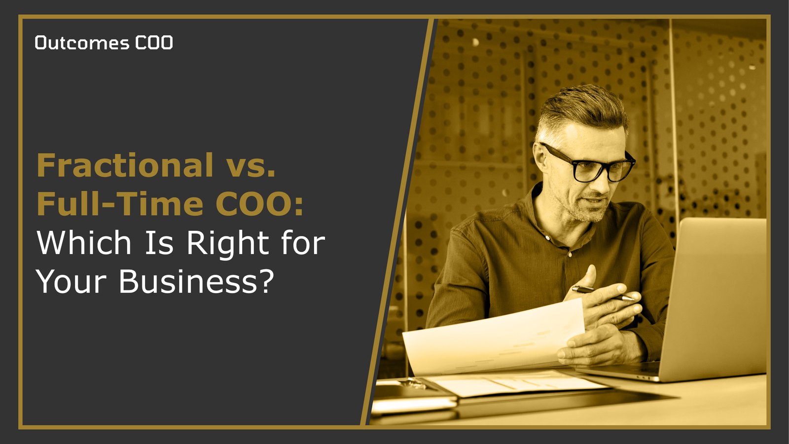 Fractional vs. Full-Time COO